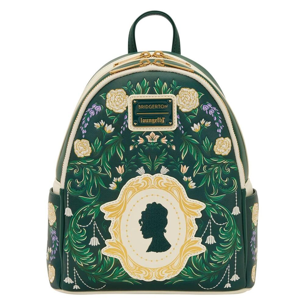 Loungefly Netflix Bridgerton Silhouette Floral Mini Backpack NWT